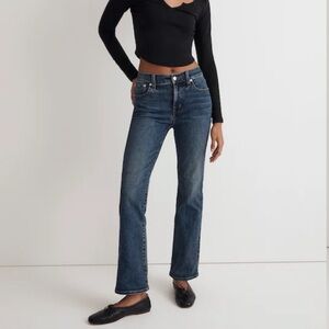 Madewell Midrise Kickout Jeans Arlen Wash Size 27